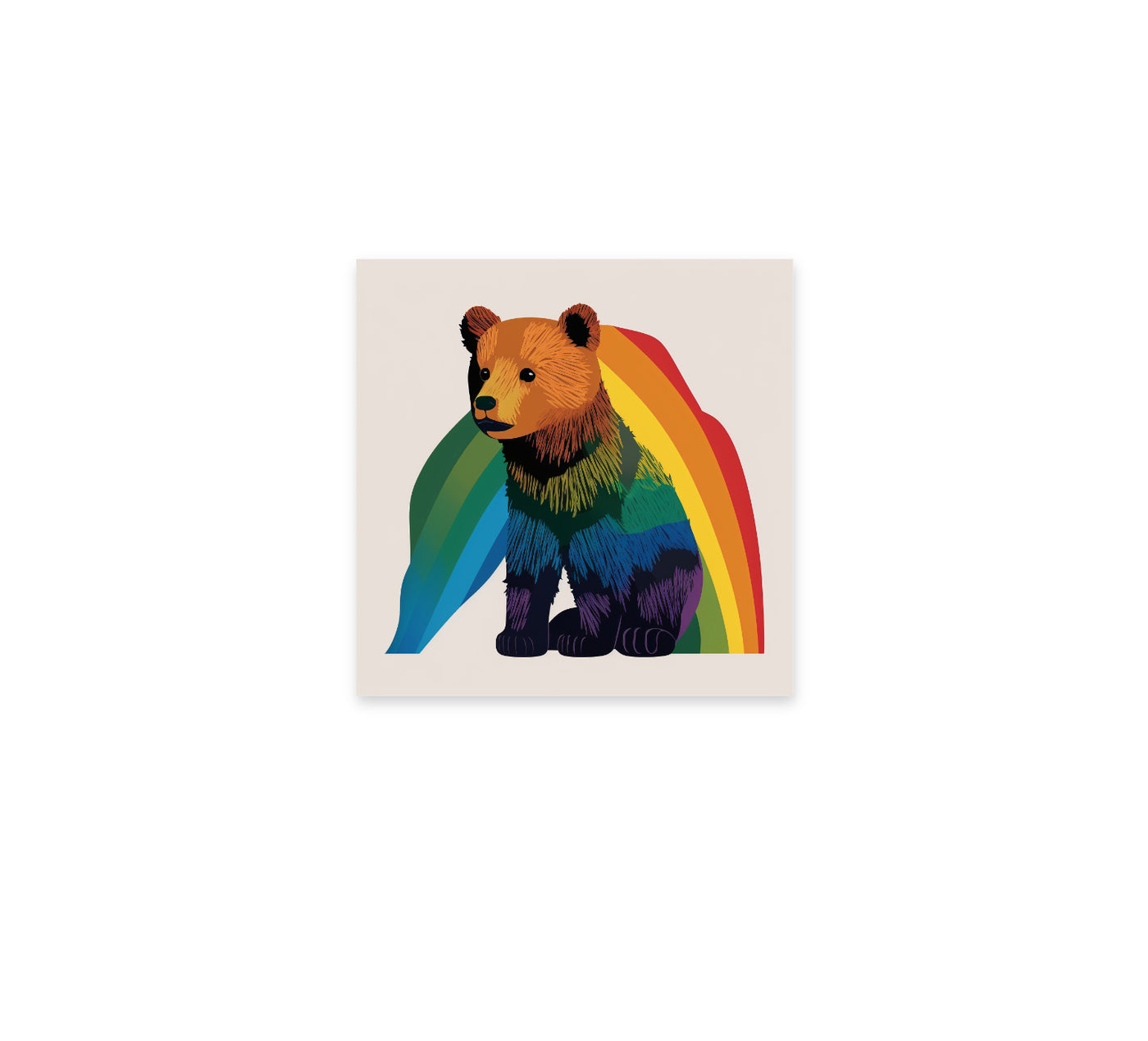 Baby Bear Pride 8x8"