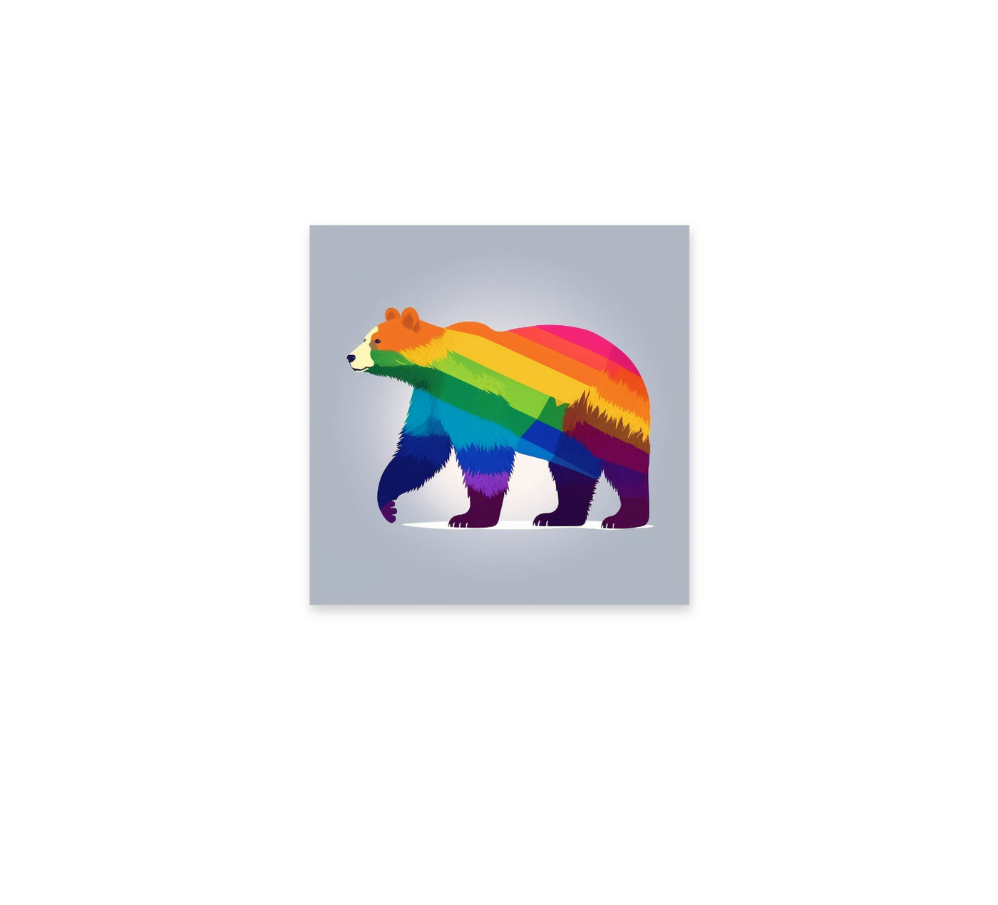 Bear Pride 8x8"