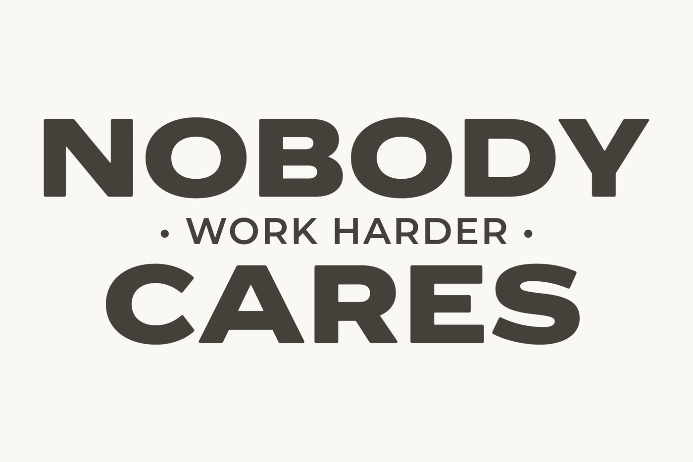 Nobody Cares