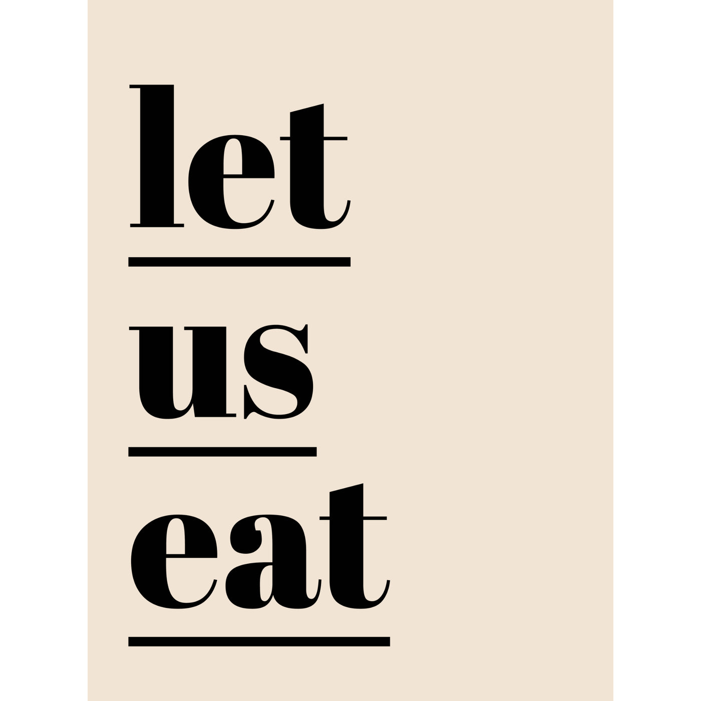 Let's Eat!