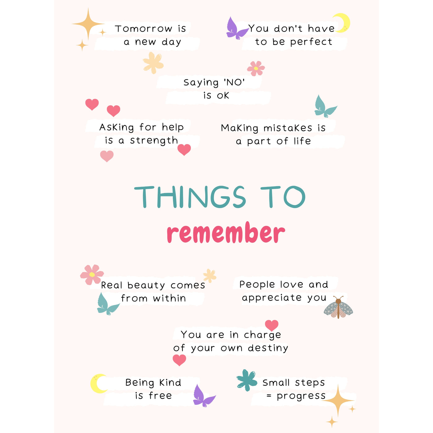 Things To Remember